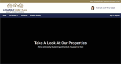 Desktop Screenshot of chaneyrentals.com